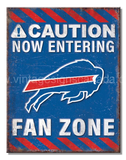 Buffalo Bills Fan Zone Tin Sign-12X16 Sign