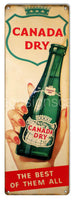 Canada Dry Reproduction Sign-6X18 Tin Sign