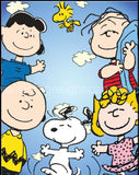 Charlie Brown Peanuts Gang Tin Sign-12’X16’ Sign