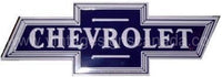Chevy Bow Tie Die Cut Sign - Vintage Signs Canada