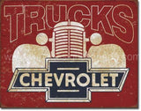 Chevy Trucks-40S Tin Sign-16X12 Sign