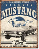 Classic Mustang Tin Sign - Vintage Signs Canada