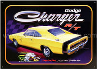 Dodge Charger Embossed Tin Sign Metal Sign