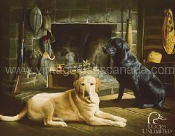 DU Waiting At Cross Creek Tin Sign - Vintage Signs Canada