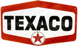 Texaco Hexagon Die-Cut Tin Sign