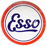 Esso 24 Round Tin Sign