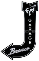 Ford Bronco Bent Arrow Tin Sign