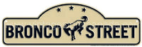 Ford Bronco Street Die Cut Tin Sign metal sign