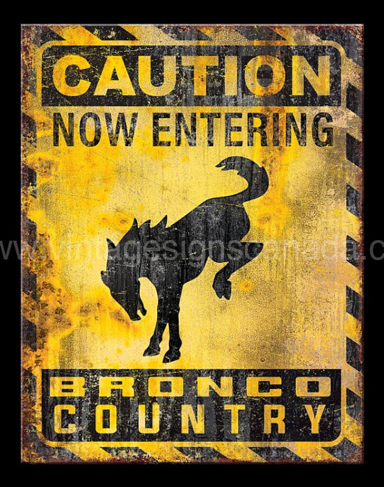 Ford Bronco Tin Sign Aluminum Signs