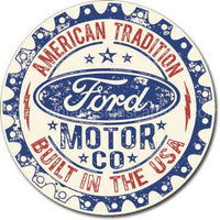 Ford-Built In Usa Tin Sign