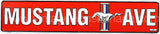 Ford Mustang Ave Street Sign Tin Sign