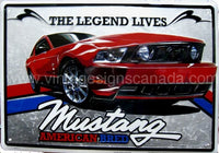 Ford Mustang Legend Tin Sign-12X16 Sign