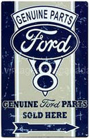 Ford Rustic V8 Tin Sign