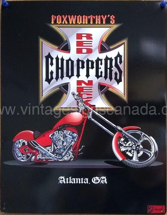 Foxworthy Choppers Tin Sign