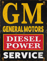 Gm Diesel Tin Sign