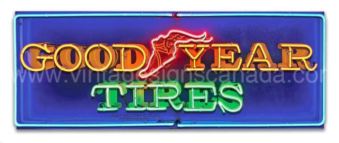 Goodyear Tires Vintage Sign-22X9 Metal Sign