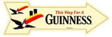 Guinness Arrow Tin Sign - Vintage Signs Canada