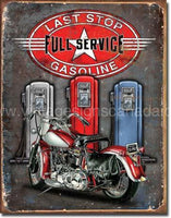 Legends-Last Stop Tin Sign - Vintage Signs Canada