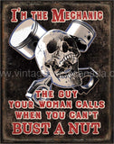 Mechanic Tin Sign