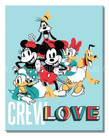 Mickey And Friends Tin Sign-12X16 Sign