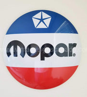 Mopar 15 Dome Metal Sign Tin