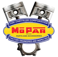 Mopar Parts And Accessories Piston Cut Out Metal Sign-13X13 Metal Sign