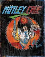 Motley Crue-Allister Tin Sign Tin Sign