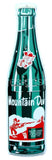 Mountain Dew Bottle Embossed Die Cut Tin Sign