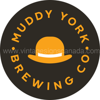 Muddy York Brewing Co Aluminum Signs