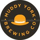 Muddy York Brewing Co Aluminum Signs