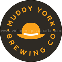 Muddy York Brewing Company Tin Sign