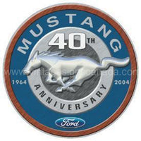 Mustang 40Th Tin Sign