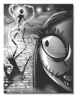 Nightmare Silhoette Tin Sign-12X16 Sign