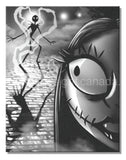 Nightmare Silhoette Tin Sign-12X16 Sign