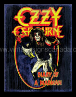 Ozzy Madman Tin Sign-12’’X16’’ Sign