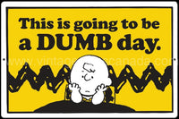 Peanuts Charlie Brown Sign Sign-12.5’X16’ Tin