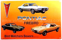 Pontiac Firebird Tin Sign-16X12 Sign