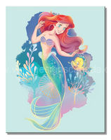 Princess Ariel Tin Sign-12X16 Sign