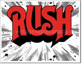 Rush Band 1974 Tin Sign