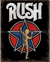 Rush Band Tin Sign Tin Sign