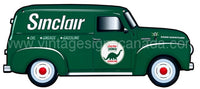 Sinclair Radio Dispatched Truck Metal Sign-23X9.75 Metal Sign