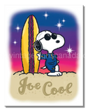 Snoopy Joe Cool Tin Sign-12X16 Sign