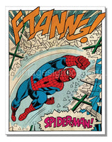 Spider Man Ftanng Tin Sign-12X16 Sign