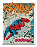 Spider Man Ftanng Tin Sign-12X16 Sign