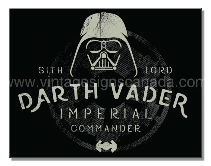 Star Wars Vader Tin Sign-12X16 Sign