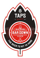 Taps Brewhouse Niagara Falls Ontario Embossed Tin Sign