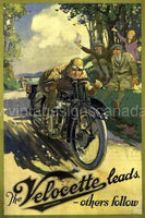 The Velocette Steel Sign Metal Sign