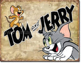 Tom & Jerry Retro Tin Sign