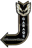 Trans Am Garage Bent Arrow Tin Sign-11.5’X17.5’ Sign