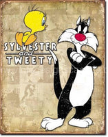 Tweety & Sylvester Retro Tin Sign